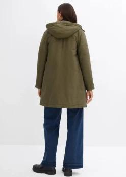 Discount warm wattierter Winterparka mit Teddyfutter in Kapuze Damen Jacken & Mäntel|Bekleidung·Hosen