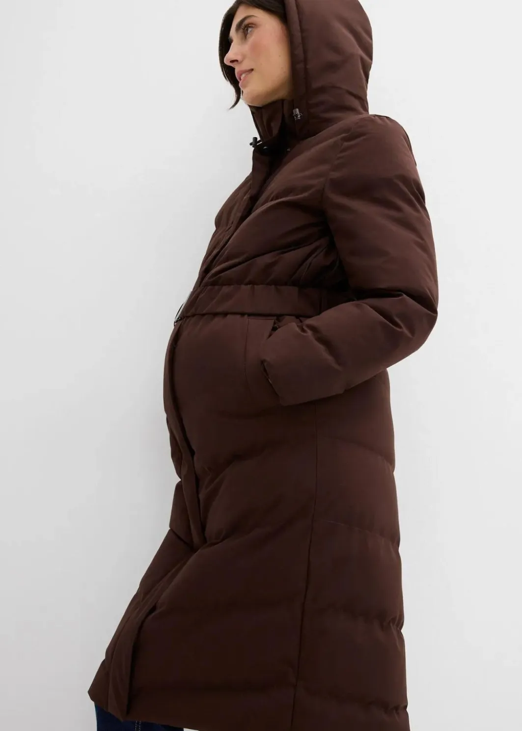 Hot Warmer 2-in-1 Umstands-Steppmantel mit Trageeinsatz Damen Bekleidung·Blazer|Umstandsmode