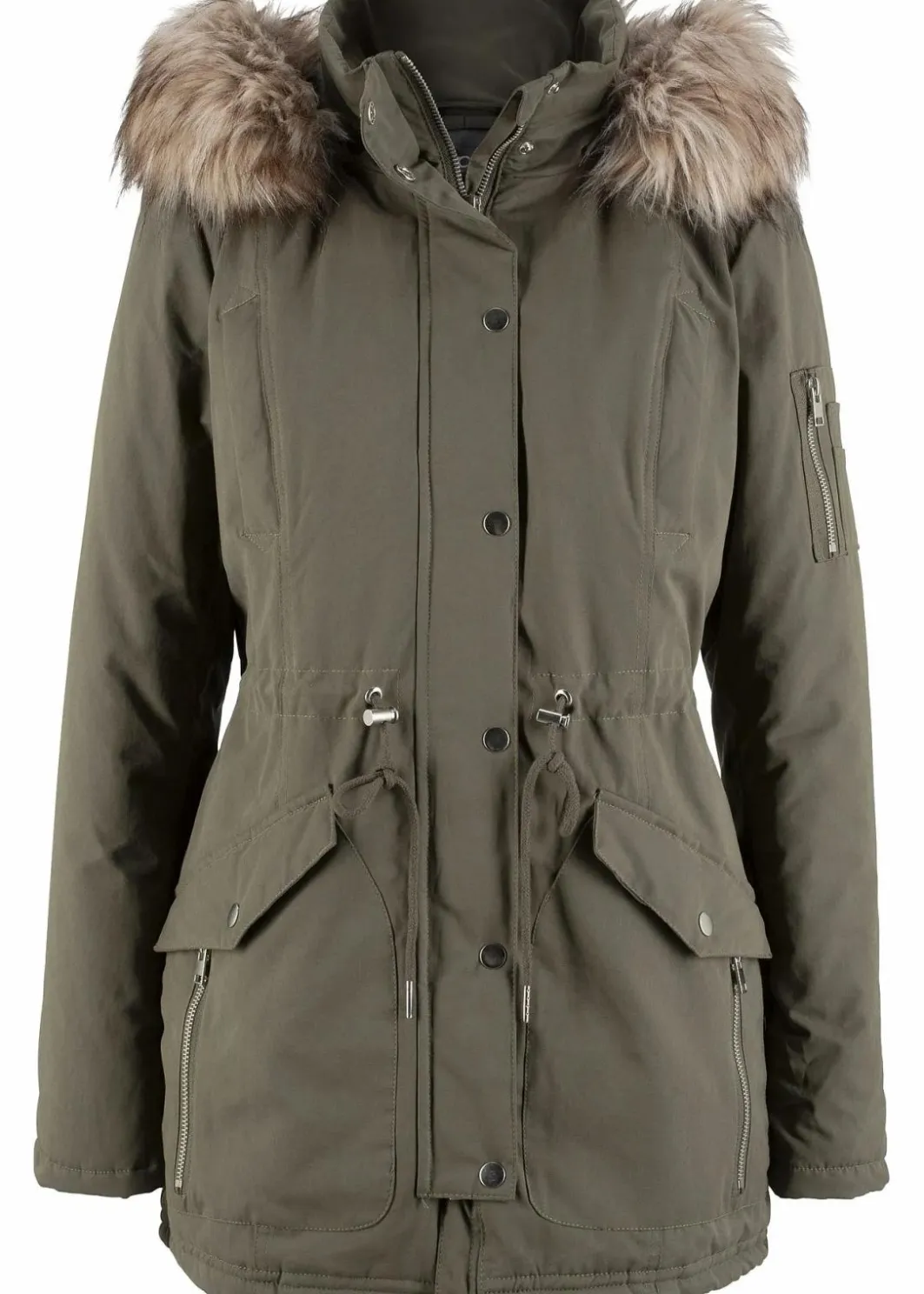 Damen bonprix Jacken & Mäntel|Bekleidung·Hosen|Warmer Parka, gefüttert