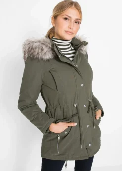 Damen bonprix Jacken & Mäntel|Bekleidung·Hosen|Warmer Parka, gefüttert