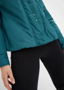 Damen bonprix Jacken & Mäntel|Bekleidung·Hosen|Wasserabweisende Funktions-Jacke, 2in1 Optik