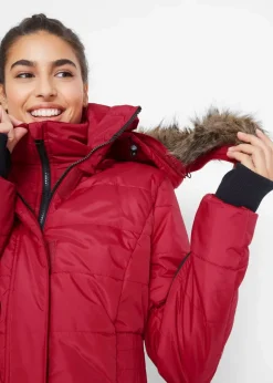 Online wasserabweisende Funktions-Longjacke in 2-in-1-Optik, gesteppt Damen Nachhaltigere Materialien|Jacken & Mäntel