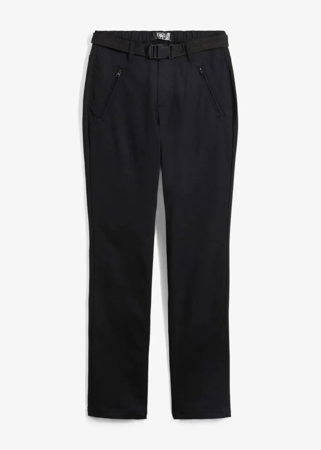 Damen bonprix Outdoorbekleidung|Sportbekleidung|Wasserabweisende Funktionshose aus Stretch-Twill mit Gürtel