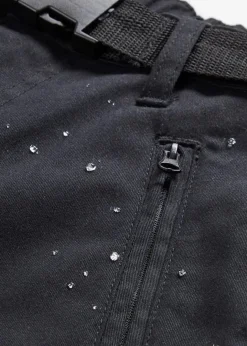Damen bonprix Outdoorbekleidung|Sportbekleidung|Wasserabweisende Funktionshose aus Stretch-Twill mit Gürtel