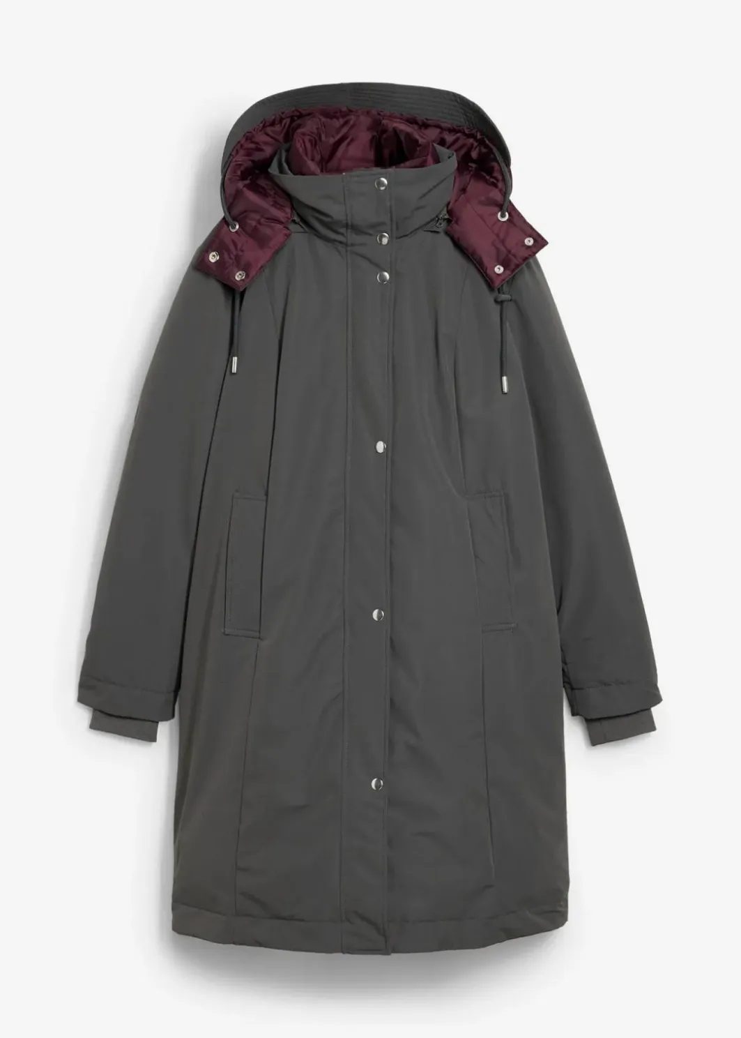 Damen bonprix Bekleidung·Hosen|Jacken & Mäntel|Wasserabweisende Outdoorjacke, 2in1-Optik