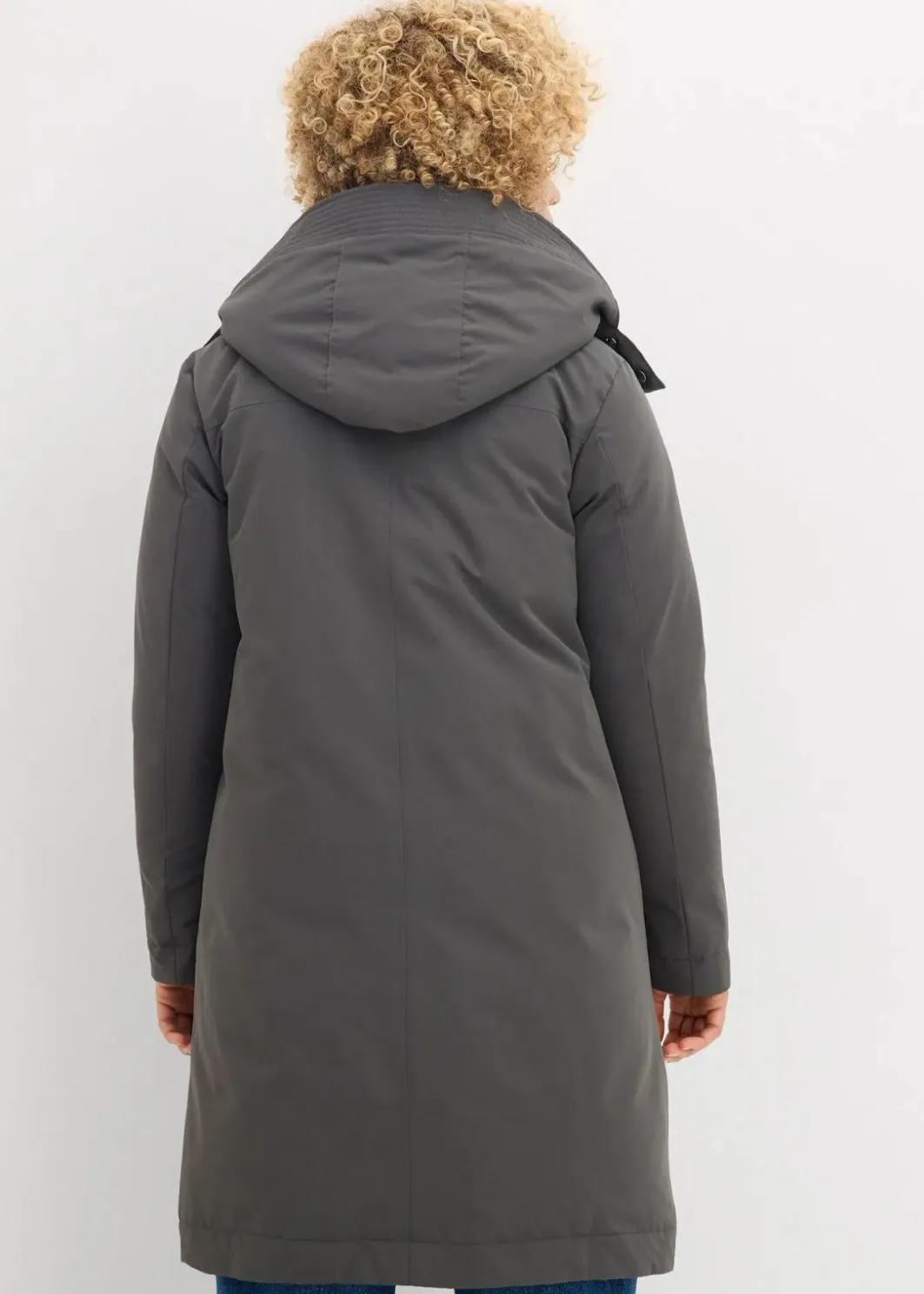 Damen bonprix Bekleidung·Hosen|Jacken & Mäntel|Wasserabweisende Outdoorjacke, 2in1-Optik
