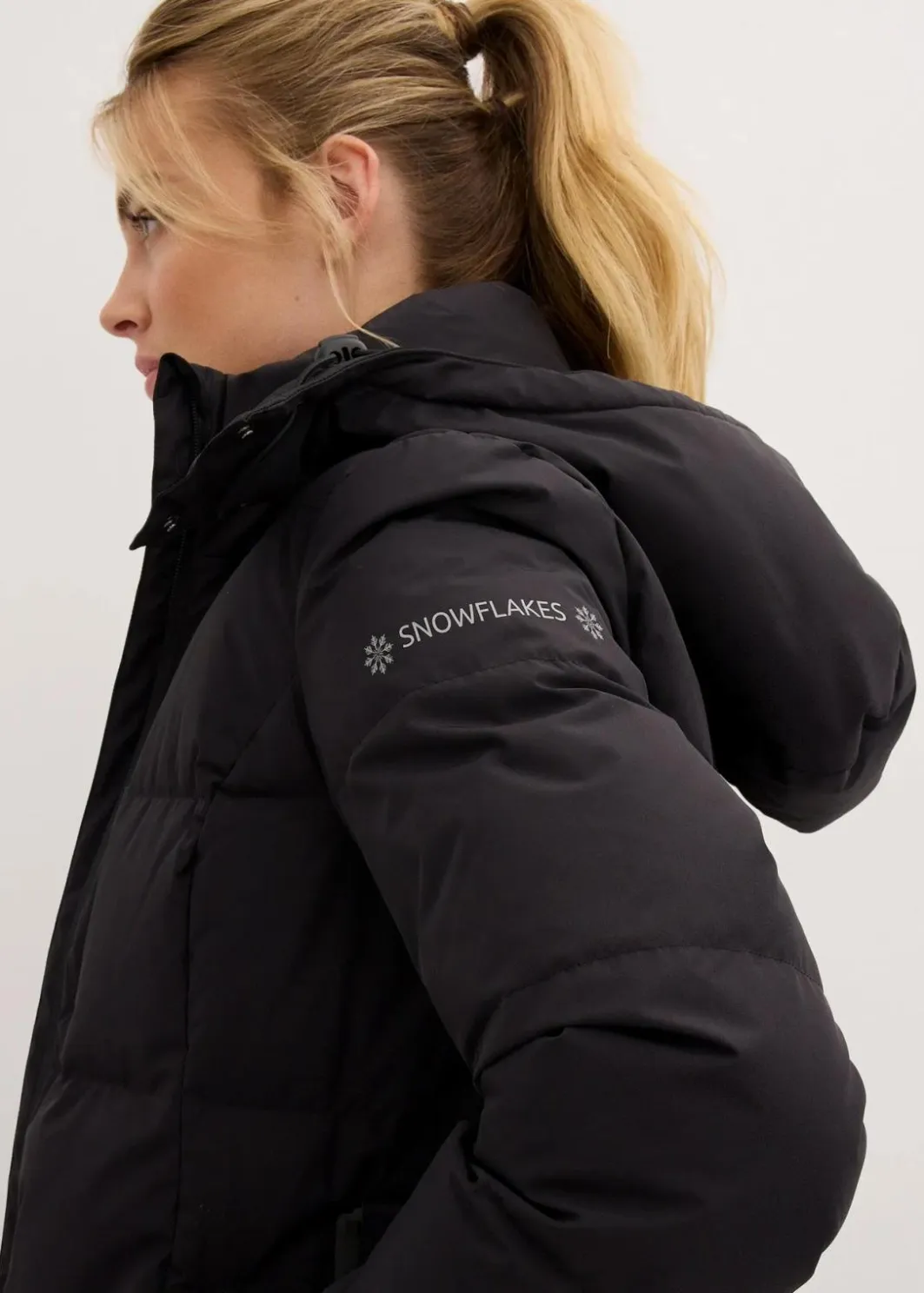 Damen bonprix Bekleidung·Jumpsuits|Bekleidung·Sweat|wasserabweisende Ski Daunenjacke mit wärmeisolierender Funktion