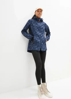 Damen bonprix Bekleidung·Hosen|Jacken & Mäntel|Wasserabweisende Softshelljacke mit Blumenmuster
