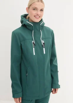 wasserabweisende Softshelljacke Damen Nachhaltigere Materialien|Jacken & Mäntel