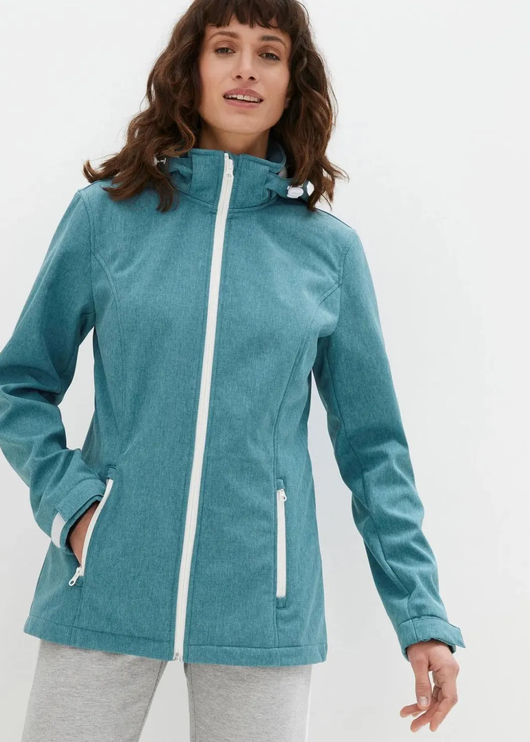 Clearance Wasserabweisende Softshelljacke Damen Outdoorbekleidung|Sportbekleidung