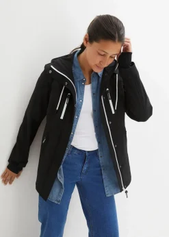 wasserabweisende Softshelljacke Damen Nachhaltigere Materialien|Jacken & Mäntel