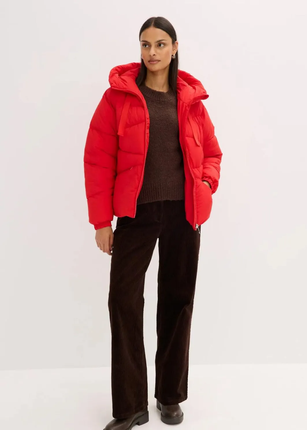 Damen bonprix Jacken & Mäntel|Bekleidung·Hosen|Wasserabweisende Steppjacke