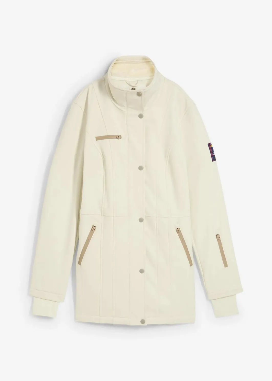 Clearance wasserabweisende Stretch-Softshell-Longjacke Damen Jacken & Mäntel|Bekleidung·Hosen