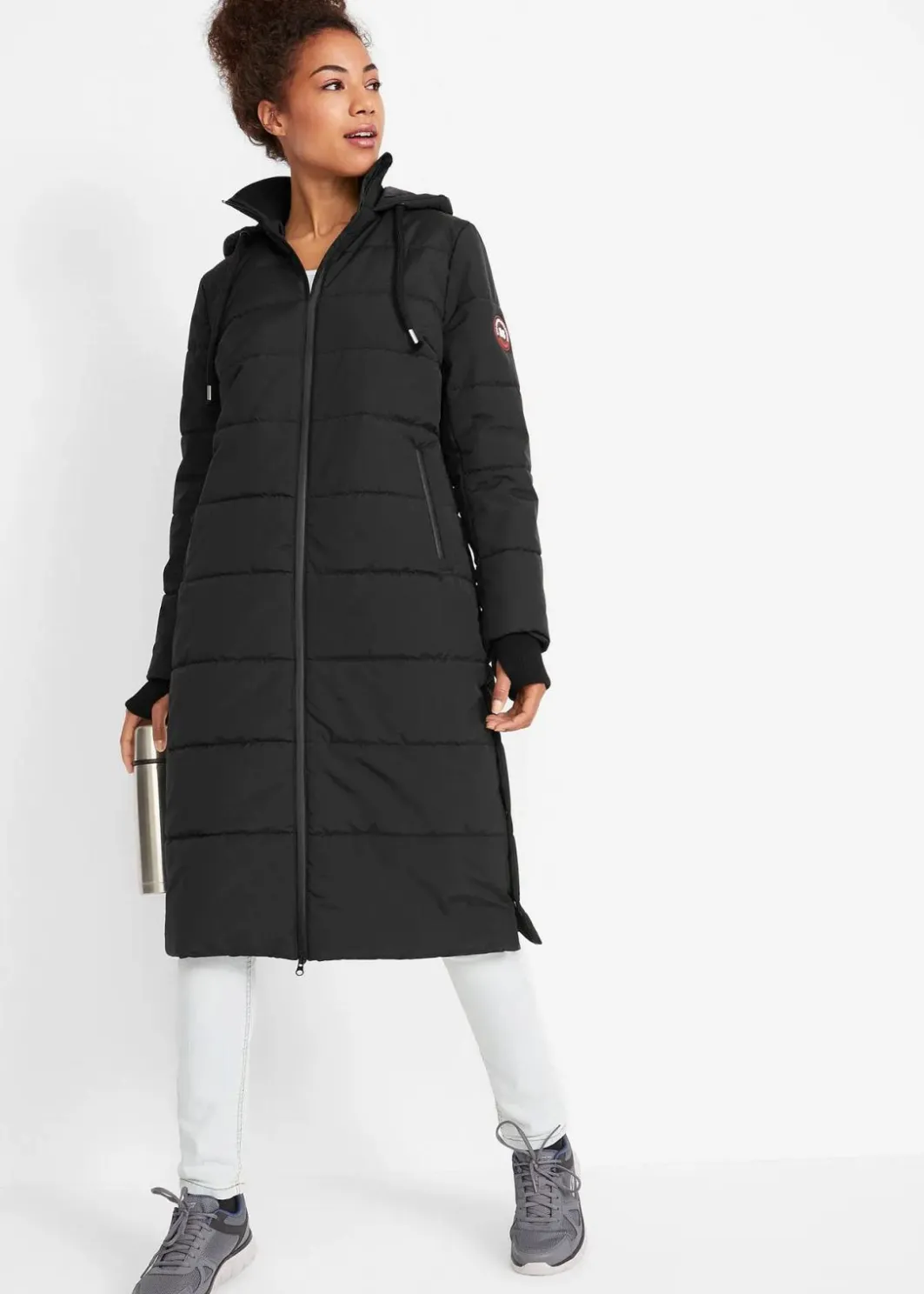 Damen bonprix Bekleidung·Hosen|Jacken & Mäntel|wasserabweisender Funktions-Outdoor-Steppmantel