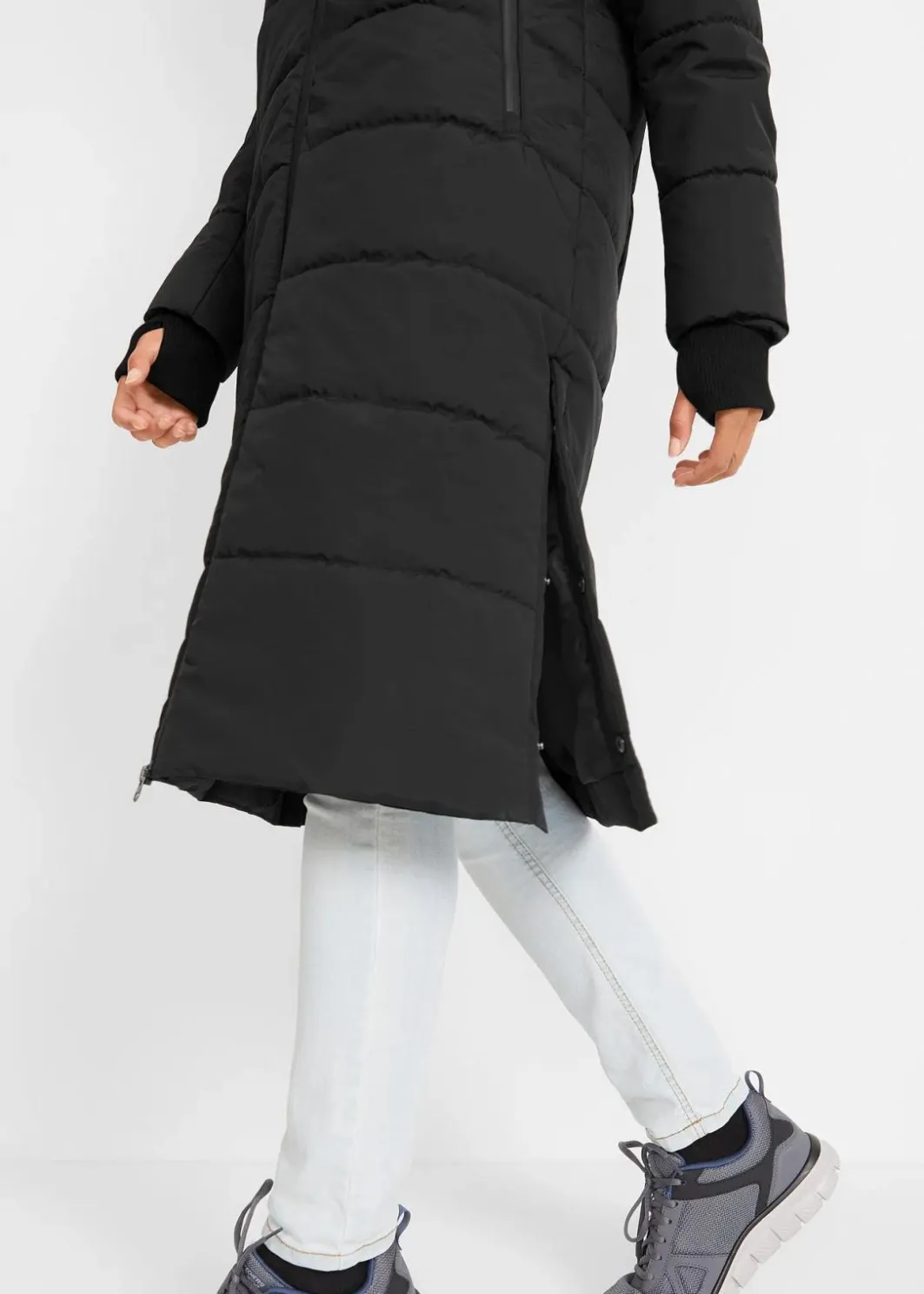 Damen bonprix Bekleidung·Hosen|Jacken & Mäntel|wasserabweisender Funktions-Outdoor-Steppmantel
