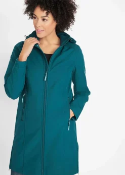 Damen bonprix Bekleidung·Hosen|Jacken & Mäntel|wasserabweisender Softshellmantel