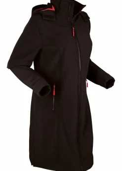 Damen bonprix Jacken & Mäntel|Bekleidung·Hosen|wasserabweisender Softshellmantel