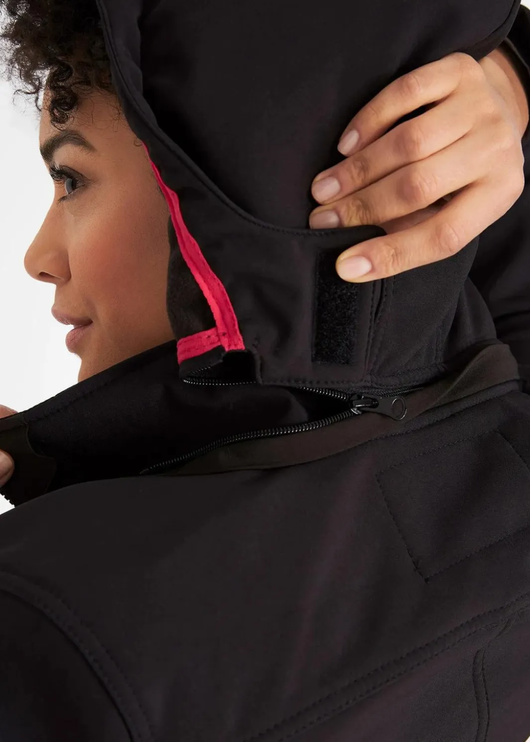 Damen bonprix Jacken & Mäntel|Bekleidung·Hosen|wasserabweisender Softshellmantel