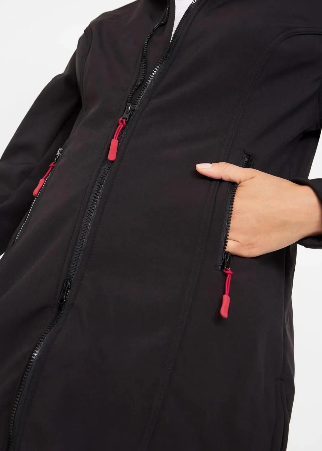 Damen bonprix Jacken & Mäntel|Bekleidung·Hosen|wasserabweisender Softshellmantel