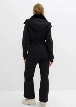 Damen bonprix Hosen|Sportbekleidung|wasserabweisender, warmgefütterter Softshell-Skianzug