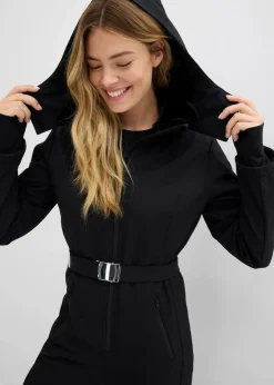 Damen bonprix Hosen|Sportbekleidung|wasserabweisender, warmgefütterter Softshell-Skianzug