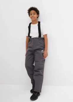 Kinder bonprix Jungen 9-16 Jahre·Bademode|Jungen 9-16 Jahre·Jacken & Outdoor|wasserdichte Funktionshose mit Hosenträgern, warm gefüttert