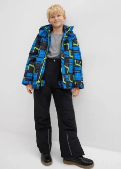 Kinder bonprix Jungen 9-16 Jahre·Bademode|Jungen 9-16 Jahre·Jacken & Outdoor|wasserdichte Funktionshose mit Hosenträgern und reflektierende Details