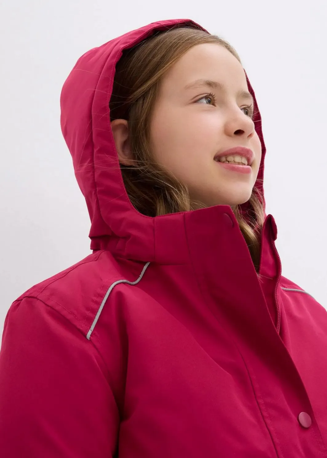 Best wasserdichte Funktionsjacke mit abnehmbarer Kapuze und reflektierenden Details Kinder Mädchen 9-16 Jahre·Jacken & Outdoor|Mädchen 2-8 Jahre·Nachhaltigere Materialien