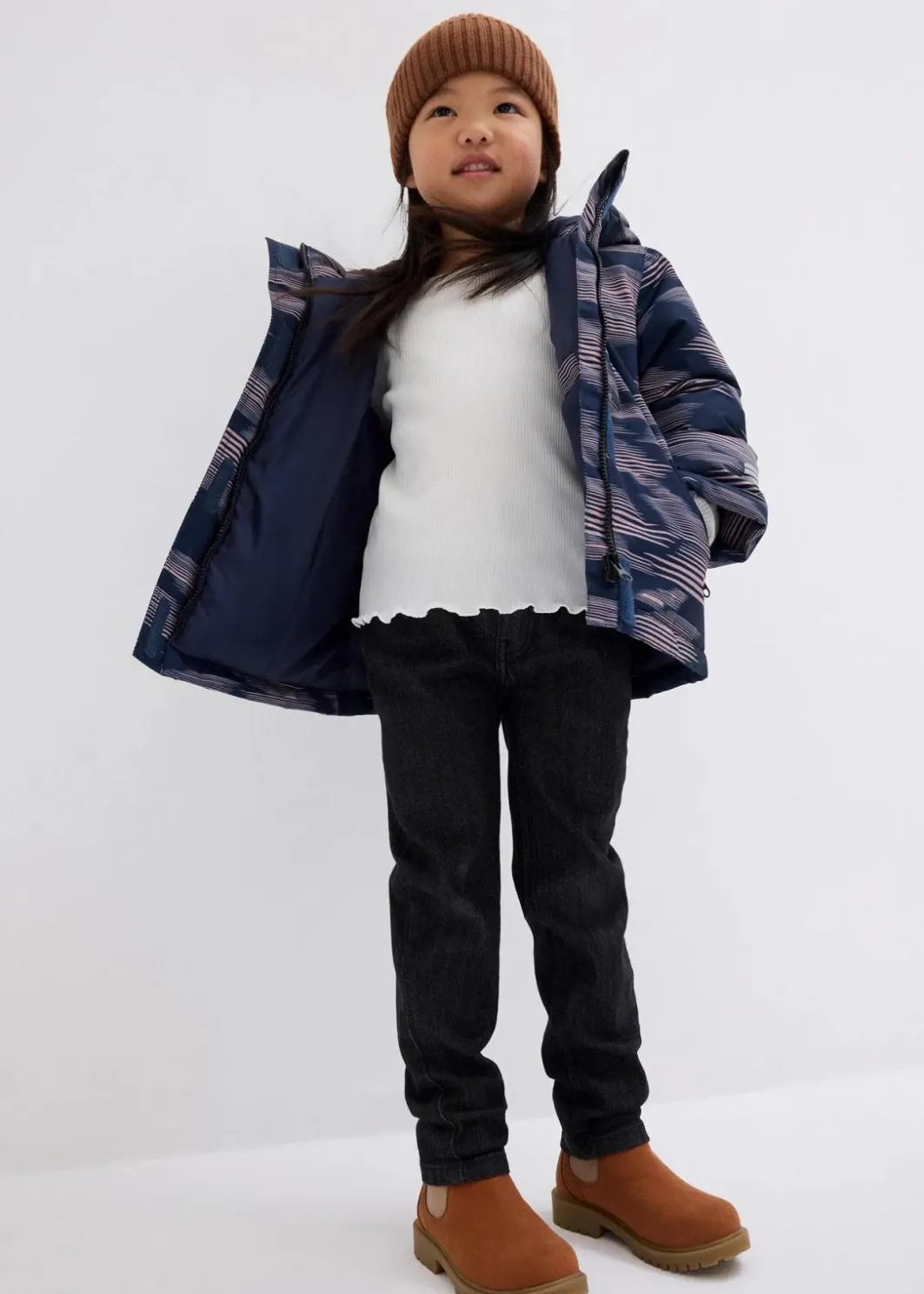 Kinder bonprix Mädchen 9-16 Jahre·Jacken & Outdoor|Mädchen 2-8 Jahre·Nachhaltigere Materialien|wasserdichte Funktionsjacke
