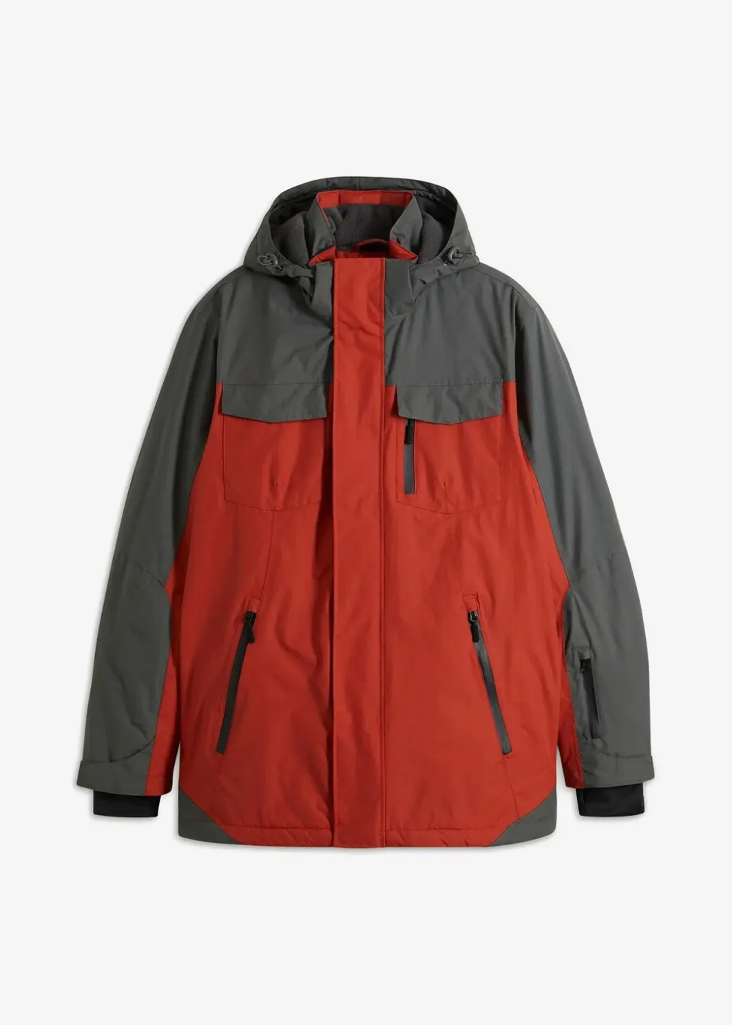 Herren bonprix Jacken & Mäntel|Outdoorbekleidung|wasserdichte Funktionsjacke mit abnehmbarer Kapuze