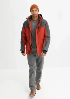 Herren bonprix Jacken & Mäntel|Outdoorbekleidung|wasserdichte Funktionsjacke mit abnehmbarer Kapuze
