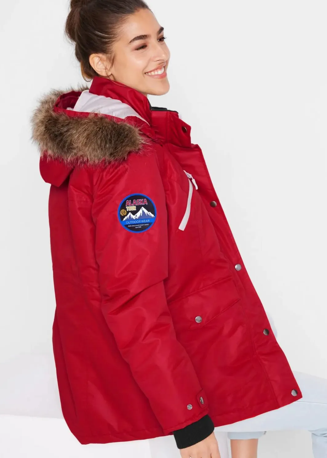 Damen bonprix Nachhaltigere Materialien|Jacken & Mäntel|wasserdichte Funktions-Jacke