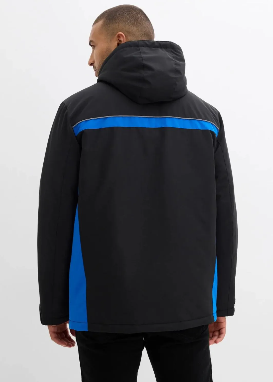 Herren bonprix Große Größen|Outdoorbekleidung|wasserdichte Funktionsjacke mit abnehmbarer Kapuze
