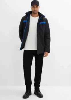 Herren bonprix Große Größen|Outdoorbekleidung|wasserdichte Funktionsjacke mit abnehmbarer Kapuze