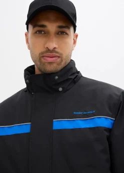 Herren bonprix Große Größen|Outdoorbekleidung|wasserdichte Funktionsjacke mit abnehmbarer Kapuze