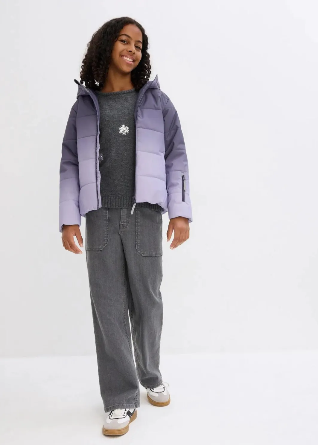 Kinder bonprix Mädchen 9-16 Jahre·Jacken & Outdoor|Mädchen 2-8 Jahre·Nachhaltigere Materialien|wasserdichte Funktionsjacke mit Kapuze