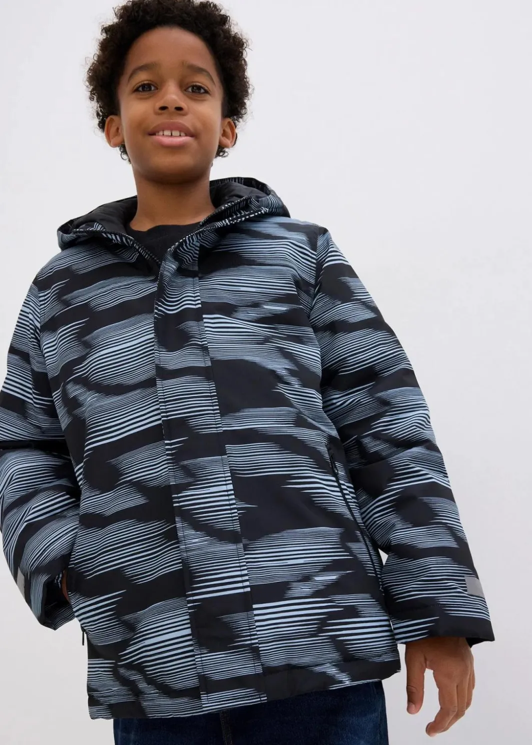 Discount wasserdichte Funktionsjacke mit reflektierenden Details Kinder Jungen 9-16 Jahre·Bademode|Jungen 9-16 Jahre·Jacken & Outdoor