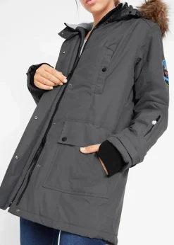 Hot wasserdichte Funktions-Outdoor-Longjacke mit Kapuze Damen Jacken & Mäntel|Bekleidung·Hosen