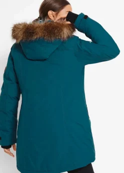 Damen bonprix Bekleidung·Hosen|Jacken & Mäntel|wasserdichte Funktions-Outdoor-Longjacke mit Kapuze