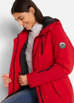 Damen bonprix Bekleidung·Hosen|Jacken & Mäntel|wasserdichte Funktions-Parka mit Kapuze