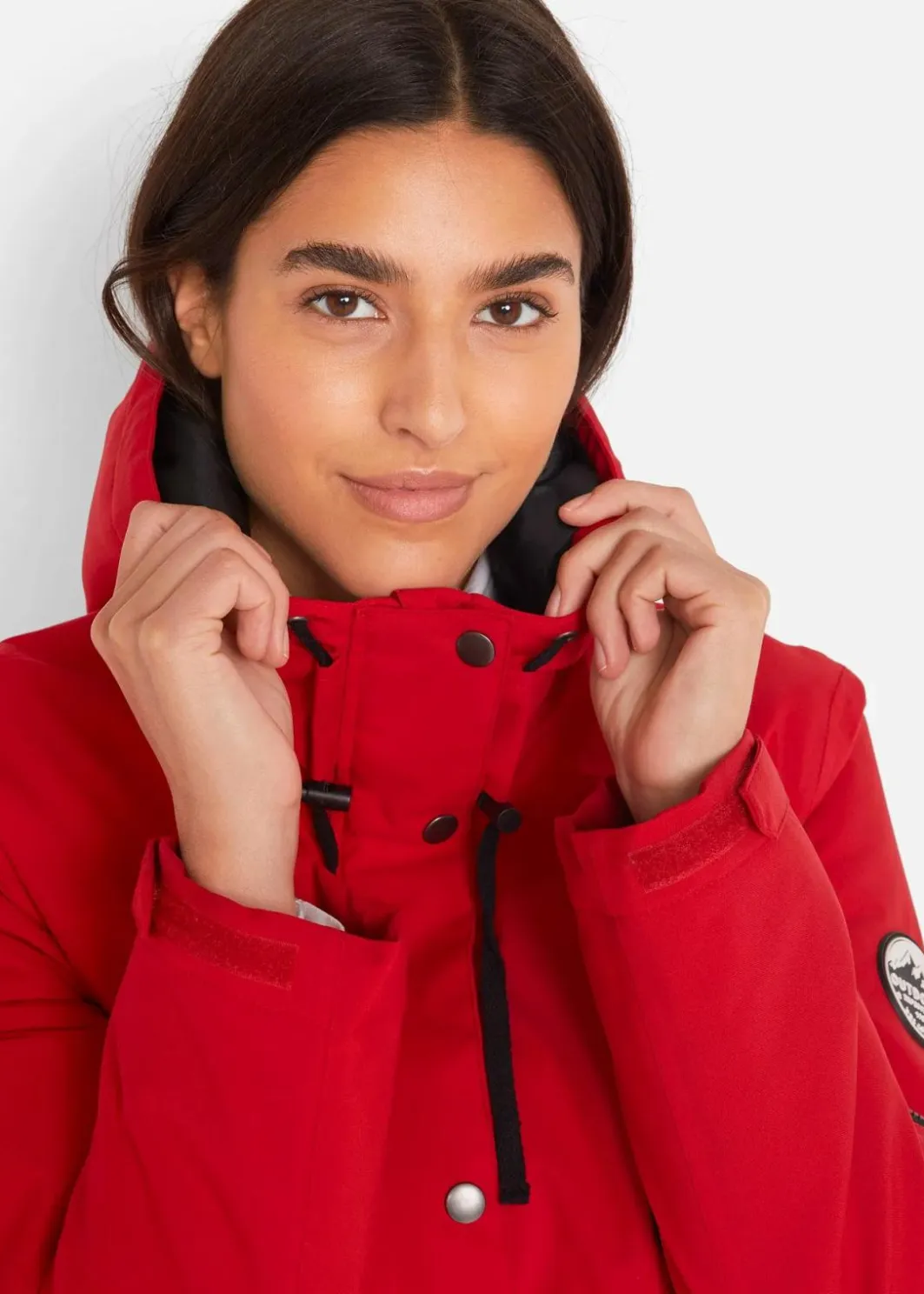 Damen bonprix Bekleidung·Hosen|Jacken & Mäntel|wasserdichte Funktions-Parka mit Kapuze