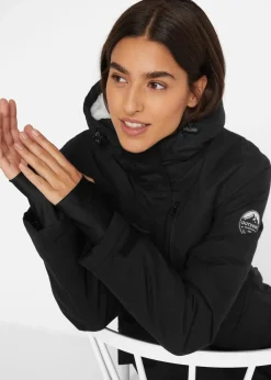 Outlet wasserdichte Funktions-Parka mit Teddyfleece in der Kapuze Damen Bekleidung·Hosen|Jacken & Mäntel