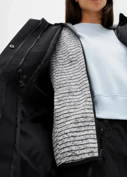Best wasserdichte 3in1 Longjacke mit praktischen Taschen Damen Bekleidung·Hosen|Thermobekleidung