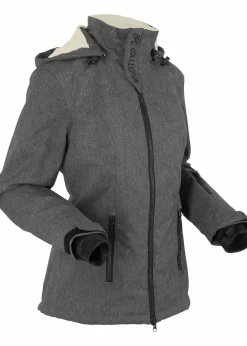 Damen bonprix Bekleidung·Jumpsuits|Bekleidung·Sweat|wasserdichte Outdoor-Funktions-Jacke mit Teddyfleece
