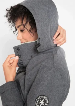 Damen bonprix Bekleidung·Jumpsuits|Bekleidung·Sweat|wasserdichte Outdoor-Funktions-Jacke mit Teddyfleece