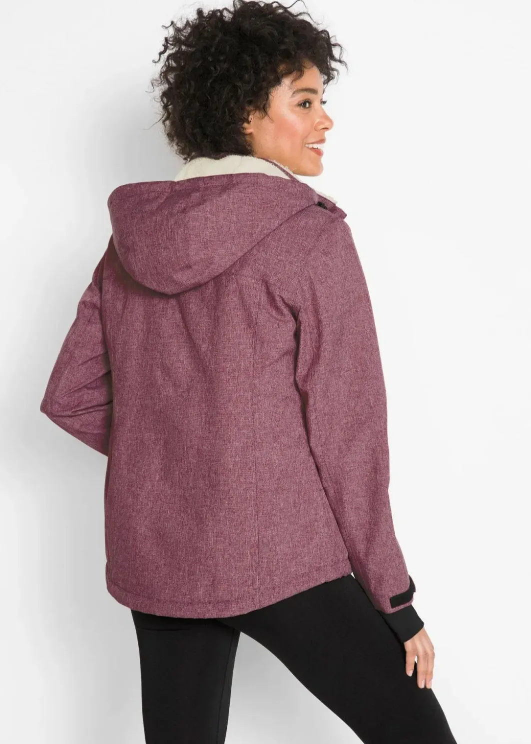 Clearance wasserdichte Outdoor-Funktions-Jacke mit Teddyfleece Damen Jacken & Mäntel|Sportbekleidung