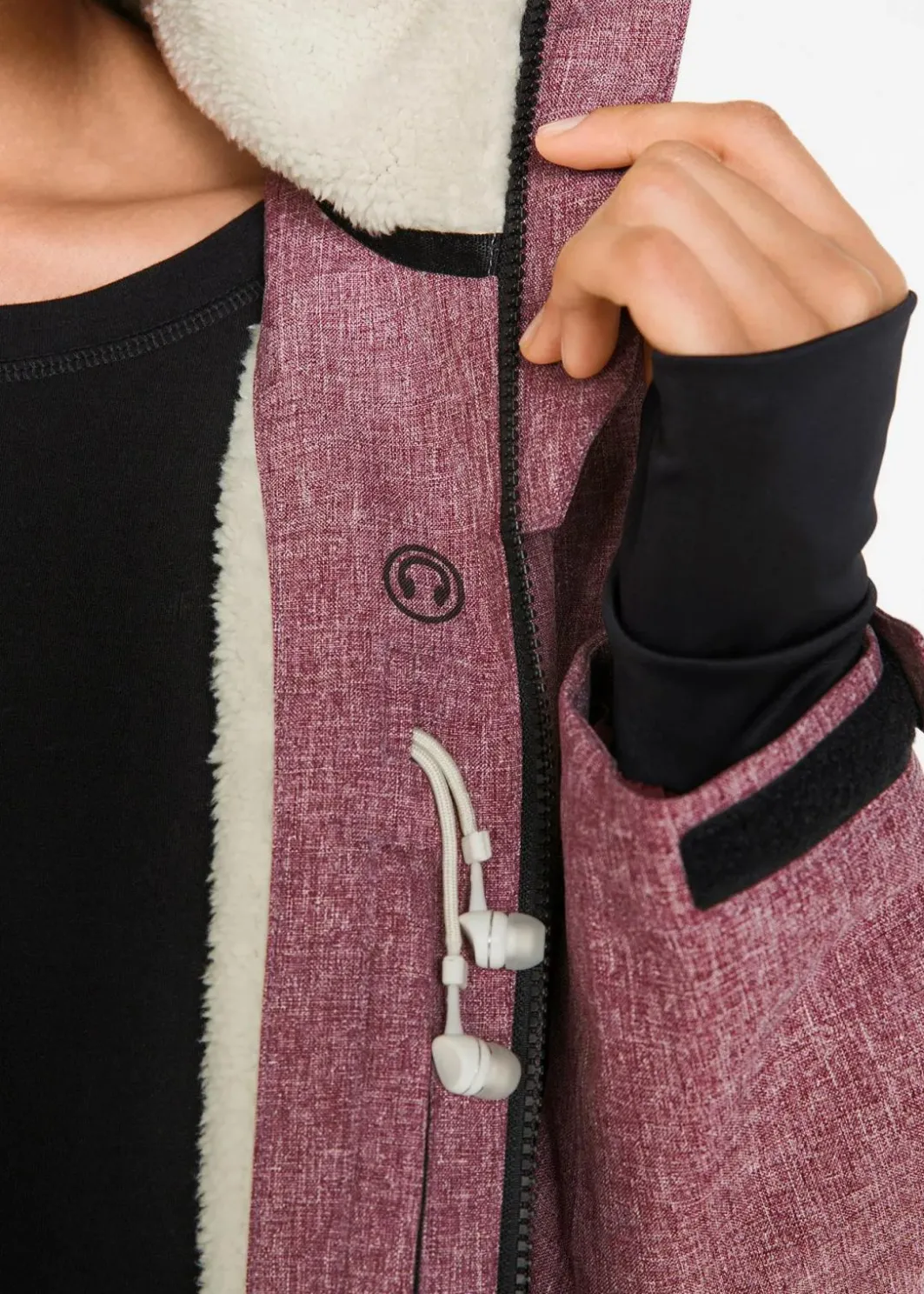 Clearance wasserdichte Outdoor-Funktions-Jacke mit Teddyfleece Damen Jacken & Mäntel|Sportbekleidung