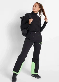 Damen bonprix Bekleidung·Jumpsuits|Bekleidung·Sweat|wasserdichte Ski Funktions-Thermohose mit Schneefang