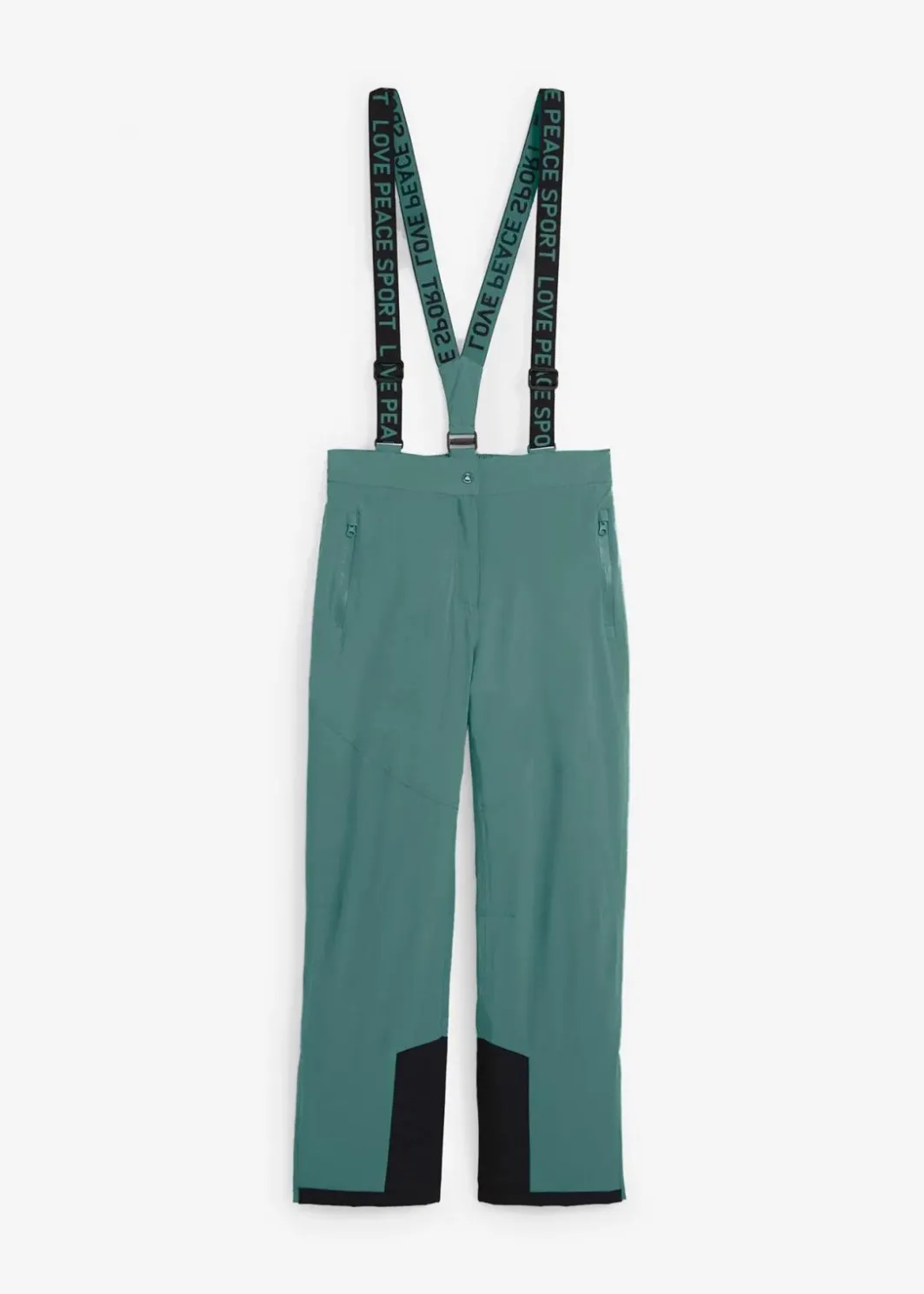 Clearance wasserdichte Ski Funktions-Thermohose mit abnehmbaren Trägern Damen Hosen|Sportbekleidung