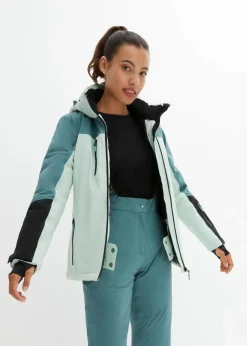 Damen bonprix Nachhaltigere Materialien|Jacken & Mäntel|wasserdichte Ski Funktions-Jacke mit Belüftungsschlitzen